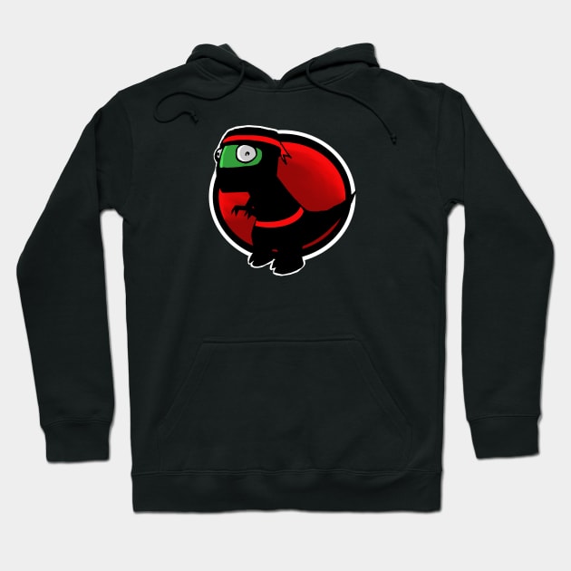 Ninjasourus rex Hoodie by Undeadredneck